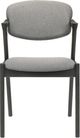 Coaster® Stevie 2-Piece Brown Grey/Black Upholstered Side Chairs-1