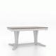 Canadel Customizable Gourmet 60" VR Trestle Base Dining Table -1