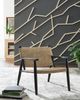 Signature Design by Ashley® Halfmore Black/Natural Accent Chair-4