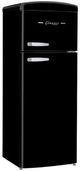 Unique® Appliances Classic Retro 22'' 7.5 Cu. Ft. Midnight Black Top Freezer Refrigerator-2