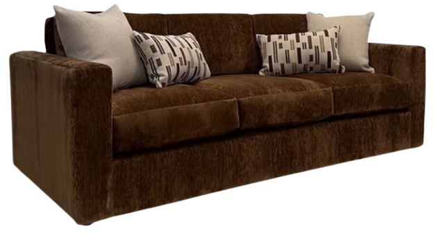 Intermountain Furniture Customizable Luxor Track Arm with Plumae Cushion Sofa-0