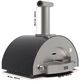 Alfa Classico Ardesia Grey Pizza Oven -1