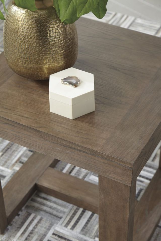 Signature Design by Ashley® Cariton Grayish Brown End Table-4