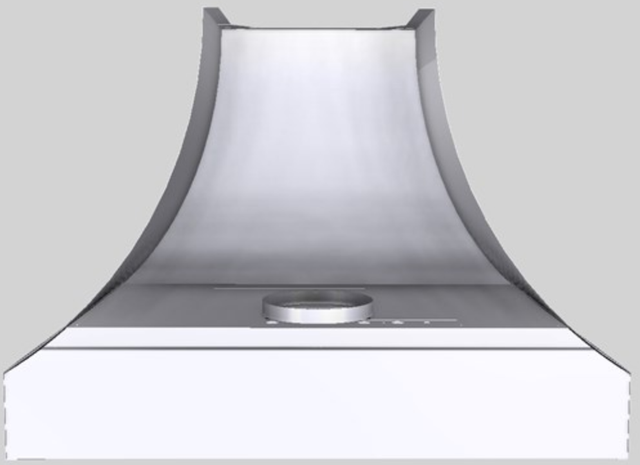 Vent-A-Hood® Designer Series 42" White Wall Mounted Range Hood-2
