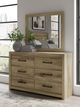 Benchcraft® Brozmont Tan Dresser and Mirror-1