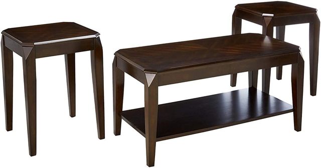 ACME Furniture Docila 3-Piece Walnut Occasional Table Set-0