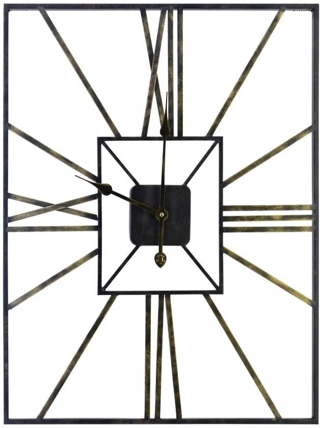 Classy Art Black Wall Clock-0