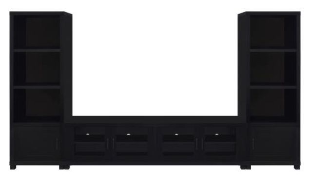 Coaster® Jupiter Black Entertainment Center-0
