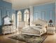 ACME Furniture Chantelle Pearl White/Rose Gold Queen Upholstered Panel Bed-2