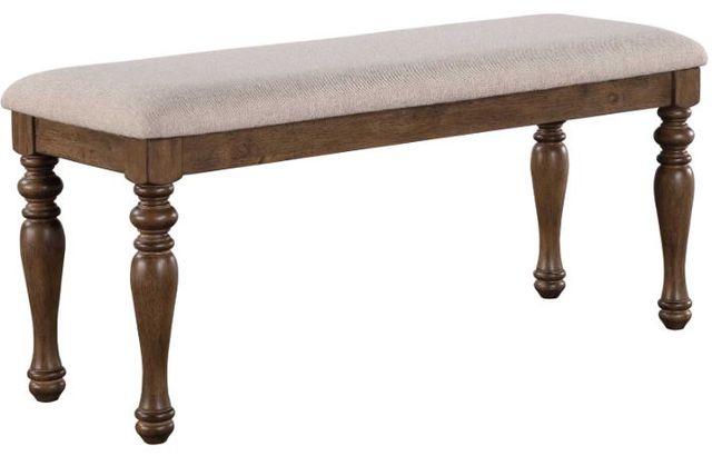 Steve Silver Co. Joanna 6-Piece Caramel/Oatmeal Dining Table Set-2