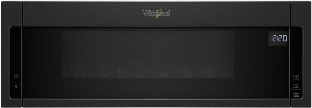 Whirlpool® 1.1 Cu. Ft. Black Over The Range Microwave