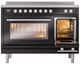 Ilve® Professional Plus II 48" Glossy Black Pro Style Induction Range-3