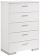 Coaster® Felicity 5-Piece White Queen Bedroom Set -5