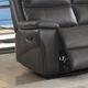 Furniture of America® Lila Gray Manual Reclining Sofa-3