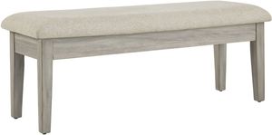 Signature Design by Ashley® Parellen Beige/Gray Upholstered Storage Bench