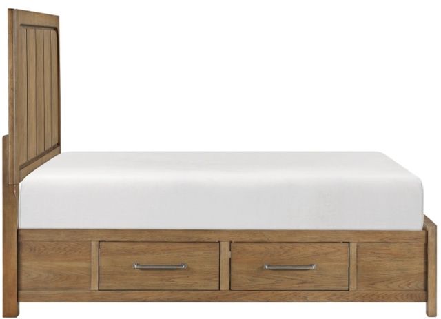 Homelegance® Charlotte Light Brown Eastern King Platform Panel Storage Bed-3