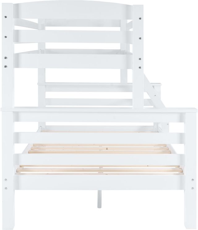 Powell® Porter White Twin/Full Bunk Bed-2