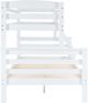Powell® Porter White Twin/Full Bunk Bed-2