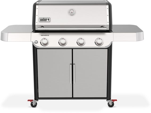 Weber® Genesis S-415 4-Burner Stainless Steel Freestanding Liquid Propane Gas Grill