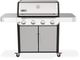 Weber® Genesis S-415 4-Burner Stainless Steel Freestanding Liquid Propane Gas Grill-0
