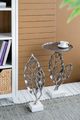 A & B Home Chrome Leaf Duo Sculpture-4