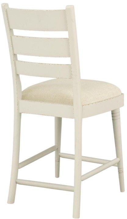 Legacy Classic Lake House Sailcloth Ladder Back Counter Stool-2