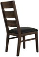 International Furniture Direct Riverwood Black/Brown Side Chair-5