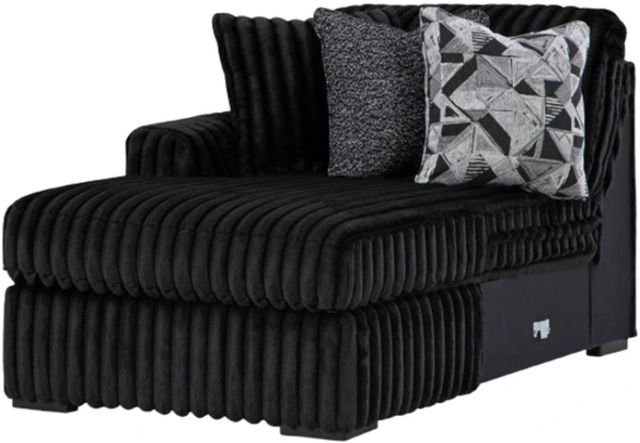 Signature Design by Ashley® Midnight-Madness 4-Piece Onyx U-Shape Chaise Sectional-2