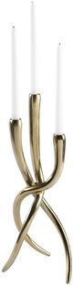 Furniture Classics Ansley Taper 2-Piece Gold Candle Holder Set-1