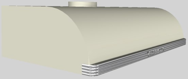 Vent-A-Hood® 30" Biscuit Retro Style Under Cabinet Range Hood-3