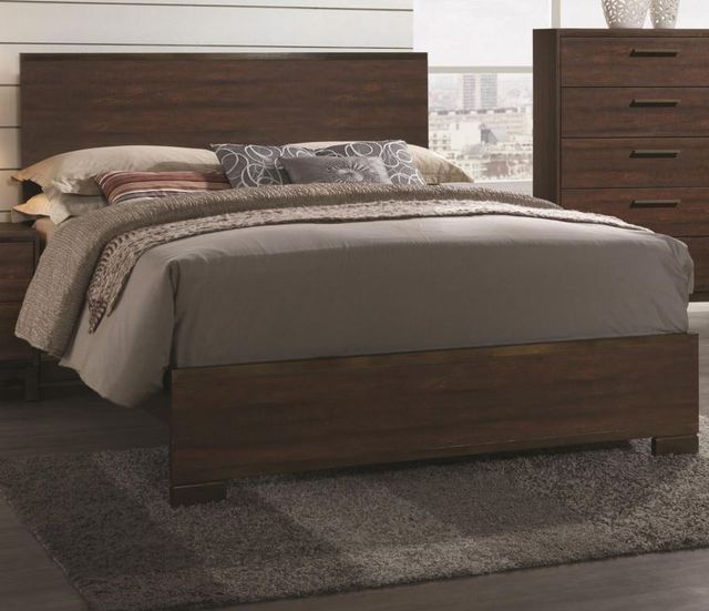 Coaster® Edmonton Rustic Tobacco Queen Bed-1