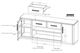 International Furniture Direct Balam Stained Dark 80" TV Stand-2