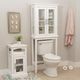 Linon Scarsdale White Space Saver Cabinet-1