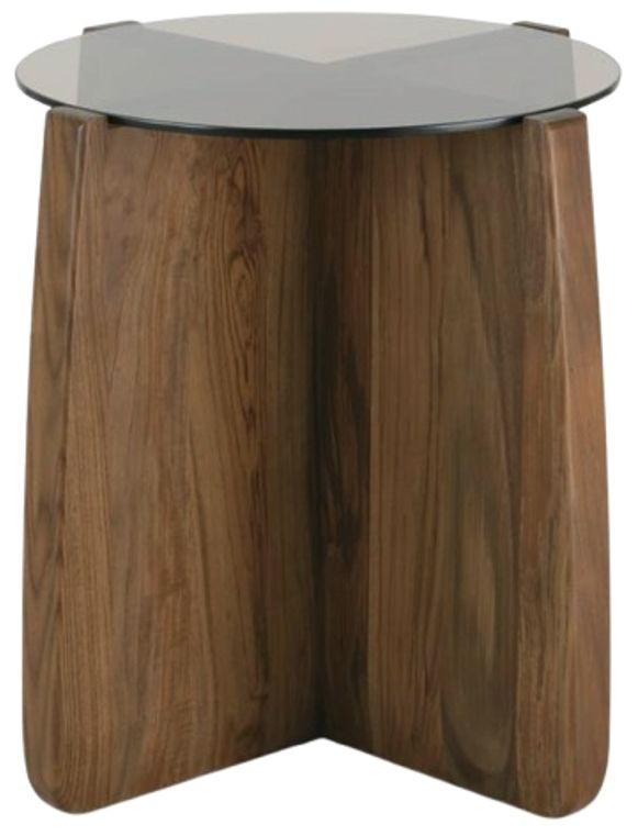 Rowe® Nova Sesame Round End Table-2