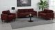 Coaster® Ruth 3-Piece Rust Red Upholstered Sofa Set-1