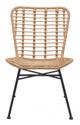 Zuo® Lorena Natural Set of 2 Dining Chair-1