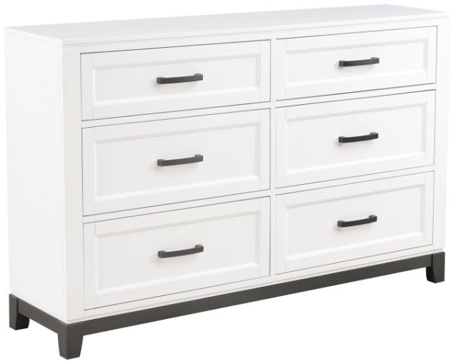 Mazin Furniture Garretson White Dresser-0