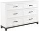 Mazin Furniture Garretson White Dresser-0