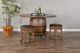 Sunny Designs™ Doe Valley Buckskin Pub Table with Wine Barrel Base-2