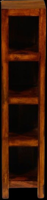 Jaipur Furniture Cube Range  Brown Cube Cd Tower-1