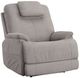Flexsteel® Zecliner Model 1 Dove Fabric Power Lift Recliner-0