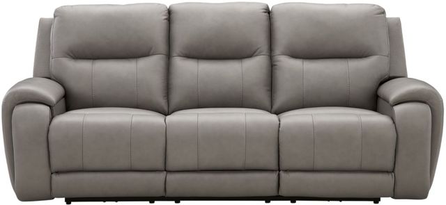 Signature Design by Ashley® Real Moments Ash Power Reclining Sofa with Audio Seating-3