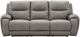 Signature Design by Ashley® Real Moments Ash Power Reclining Sofa with Audio Seating-3