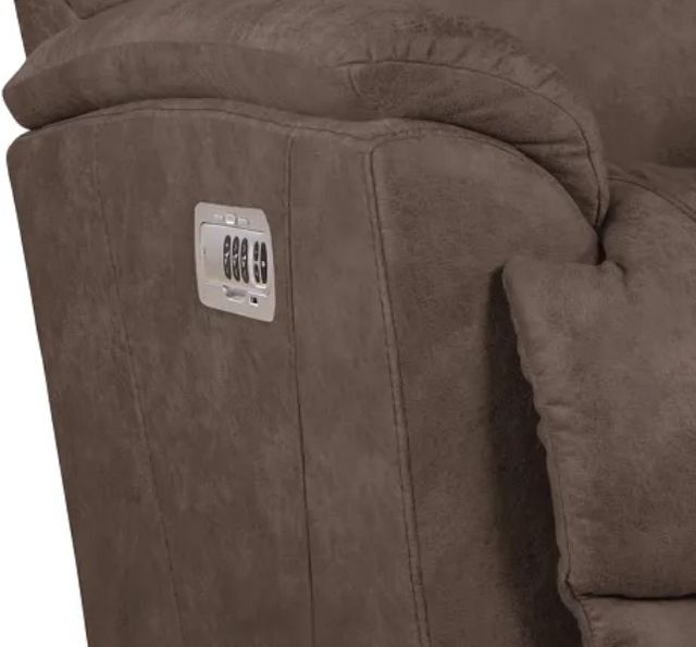 La-Z-Boy® Trouper Mink Power Rocking Recliner with Headrest-2