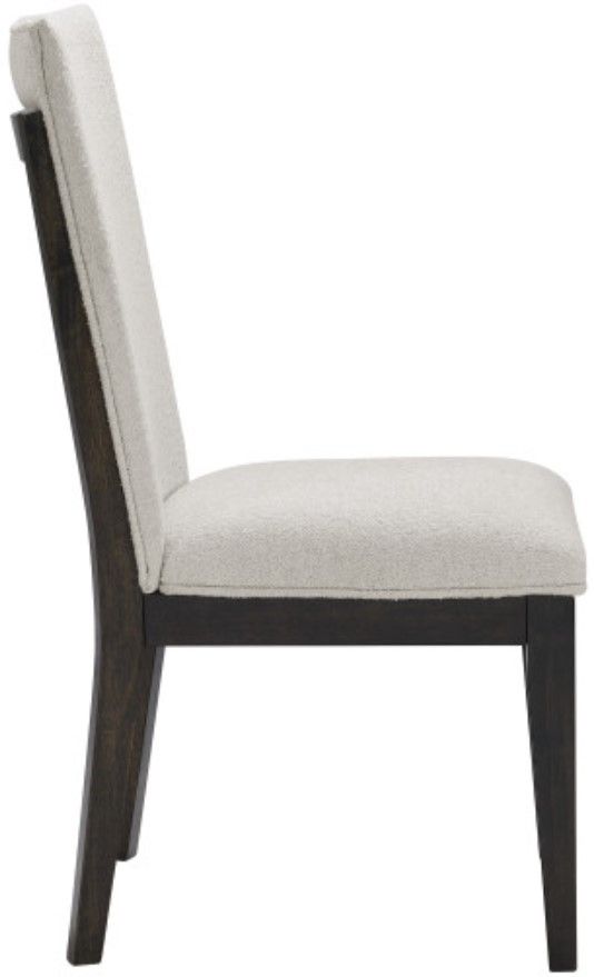 Emerald Home Sutton Place Brown/Creamy White Upholstered Dining Side Chair-4