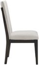 Emerald Home Sutton Place Brown/Creamy White Upholstered Dining Side Chair-4