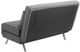 A & B Home Charcoal Gray Sofa Bed-4