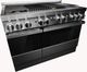 JennAir® NOIR™ 48" Stainless Steel Pro Style Dual Fuel Range-4