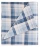 Olliix by Woolrich Flannel Blue Plaid Queen Cotton Sheet Set-0