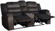 New Classic® Home Furnishings Willow Brown Dual Manual Reclining Loveseat-3